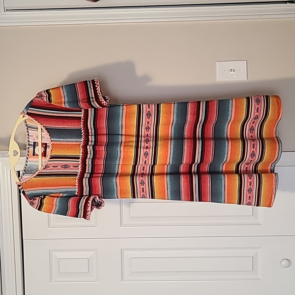 Double D Ranch Serape Dress Small